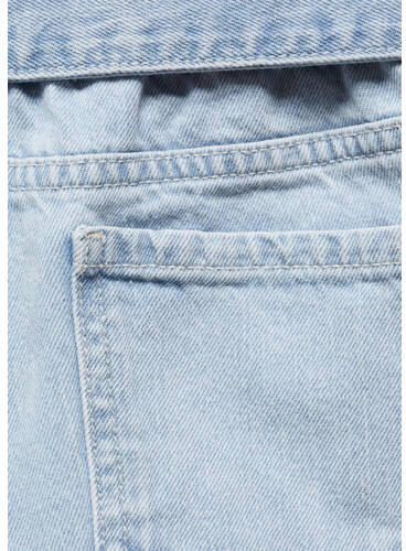 Mango Kids casual short Korte broek Blauw Meisjes Katoen Effen 140 - Foto 2