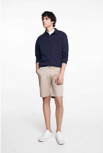 Mango Kids casual short lichtbeige Korte broek Jongens Stretchkatoen Effen 164(XS) - Foto 3