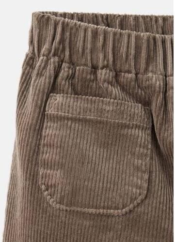 Mango Kids corduroy casual broek bruin Meisjes Katoen Effen - Foto 2
