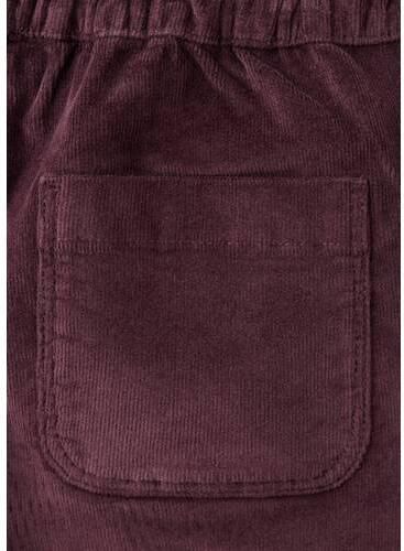 Mango Kids corduroy casual broek donkerrood Jongens Katoen Effen - Foto 4