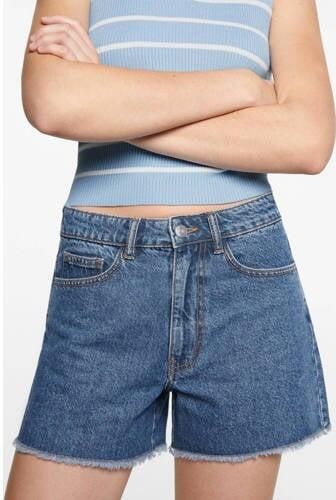 Mango Kids denim short Korte broek Blauw Effen 152(XXS) - Foto 2