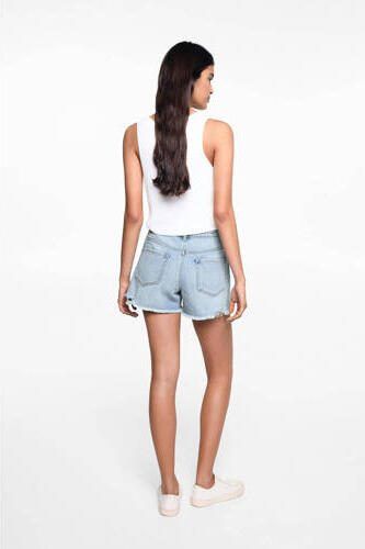 Mango Kids denim short light blue denim Korte broek Blauw Effen 152(XXS) - Foto 3