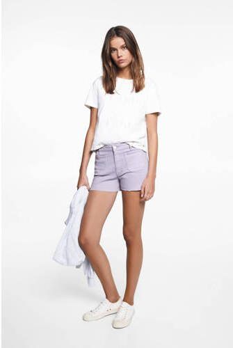 Mango Kids denim short lila Korte broek Paars Effen 158(XS) - Foto 3