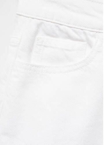 Mango Kids denim short wit Korte broek Effen 152(XXS) - Foto 2