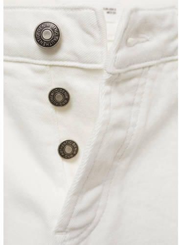 Mango Kids denim short wit Korte broek Effen 164(XS)