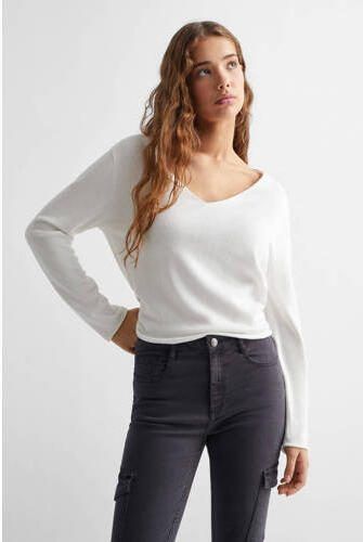 Mango Kids flared jeans antraciet Zwart Meisjes Stretchdenim 152(XXS) - Foto 2