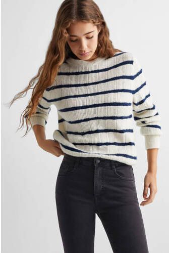 Mango Kids flared jeans changeant grijs Zwart Meisjes Stretchdenim Effen 158(XS)