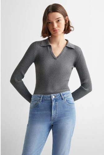Mango Kids flared jeans lichtblauw Meisjes Denim Effen 152(XXS) - Foto 3