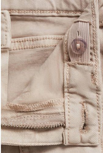 Mango Kids flared jeans lichtbruin Meisjes Katoen Effen 116 - Foto 4