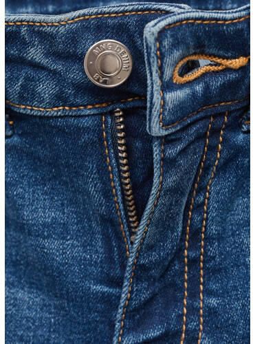Mango Kids flared jeans medium blue Blauw Meisjes Denim Effen 116