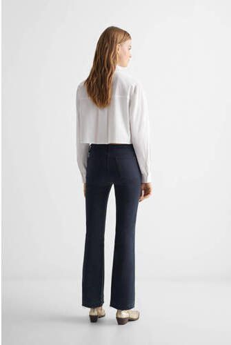 Mango Kids flared jeans medium blue denim Blauw Meisjes Stretchdenim Effen 152(XXS) - Foto 3