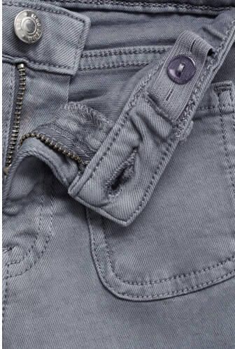 Mango Kids flared jeans middenblauw Meisjes Katoen Effen 116 - Foto 4