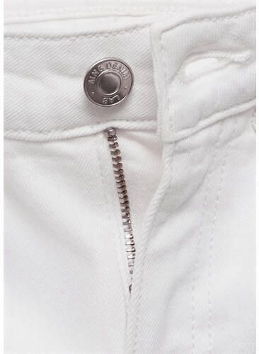 Mango Kids flared jeans wit Meisjes Denim Effen 116 - Foto 2