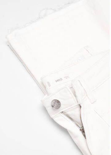 Mango Kids flared jeans wit Meisjes Stretchdenim Effen 152(XXS) - Foto 2