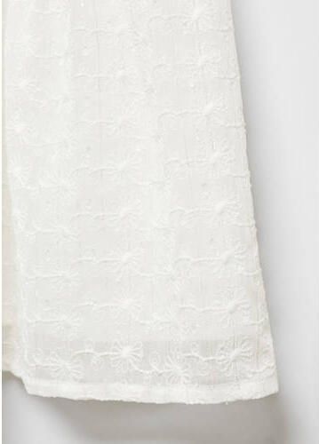 Mango Kids gebloemde rok wit Meisjes Polyester Bloemen 116 - Foto 2