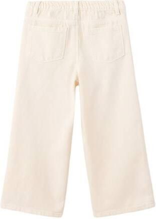 Mango Kids gebloemde wide leg jeans beige Meisjes Denim Bloemen - Foto 3