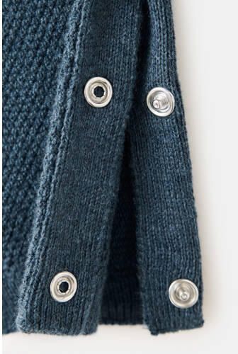 Mango Kids gebreid boxpak donkerblauw Jongens Katoen Ronde hals Effen - Foto 2