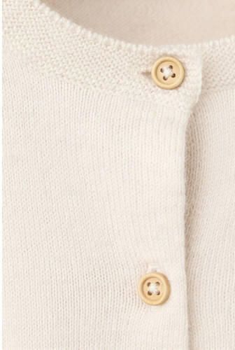 Mango Kids gebreid vest beige Meisjes Katoen Ronde hals Effen - Foto 2
