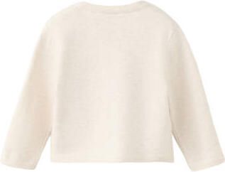 Mango Kids gebreid vest beige Meisjes Katoen Ronde hals Effen - Foto 3