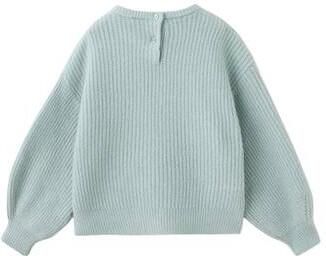 Mango Kids gebreide trui mintgroen Meisjes Acryl Ronde hals Effen - Foto 2