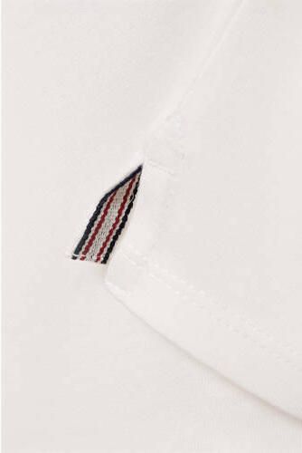 Mango Kids gestreepte polo wit Jongens Katoen Polokraag Streep 164