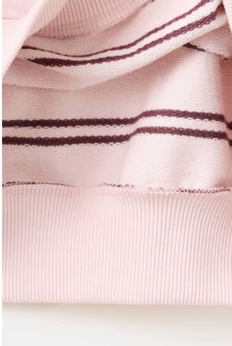 Mango Kids gestreepte sweater lichtroze Streep - Foto 2