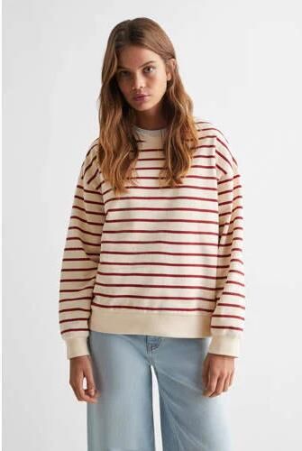 Mango Kids gestreepte sweater rood wit Streep 152(XXS) - Foto 3