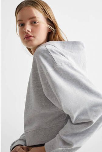 Mango Kids hoodie grijs Sweater Effen 158(XS) | Sweater van - Foto 3