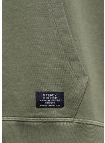 Mango Kids hoodie mosgroen Sweater Effen 170(S) | Sweater van - Foto 2