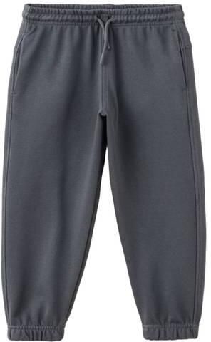Mango Kids joggingbroek antraciet Grijs Jongens Sweat Effen