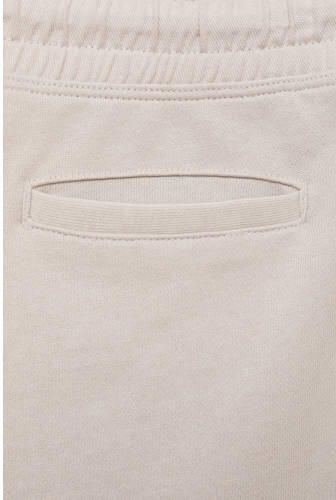 Mango Kids joggingbroek beige Jongens Sweat Effen 122 - Foto 2
