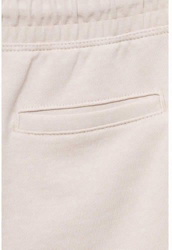 Mango Kids joggingbroek lichtzand Zwart Jongens Sweat Effen 116 - Foto 2