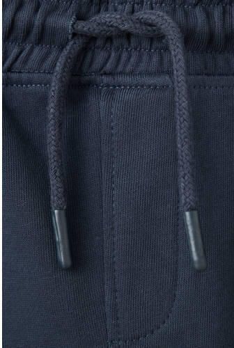 Mango Kids joggingbroek marineblauw Jongens Katoen Effen - Foto 4