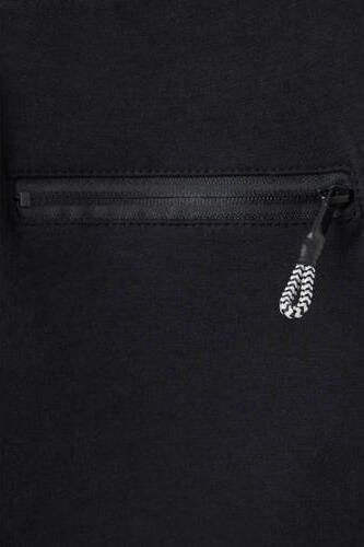 Mango Kids joggingbroek zwart Jongens Katoen Effen - Foto 4