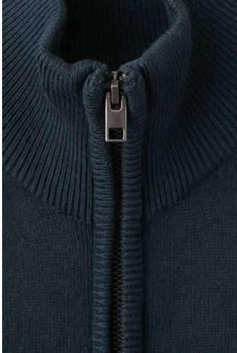Mango Kids katoenen gebreid vest marineblauw Effen - Foto 5