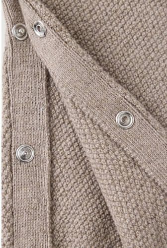 Mango Kids katoenen gebreide boxpak beige Effen - Foto 2