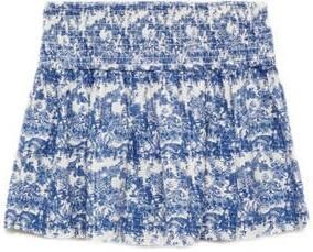 Mango Kids korte rok blauw Meisjes Katoen All over print 164 - Foto 3