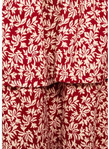 Mango Kids korte rok rood Meisjes Viscose All over print 128 - Foto 2