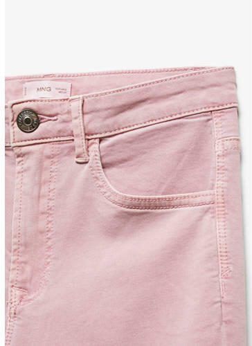 Mango Kids low waist flared jeans lichtroze Meisjes Stretchdenim Effen 152(XXS) - Foto 2