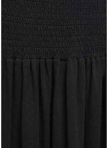 Mango Kids off shoulder maxi jurk zwart Effen 152(XXS)
