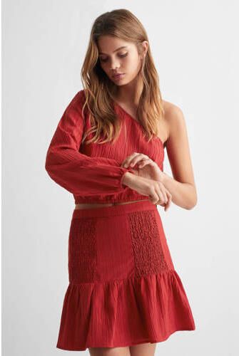 Mango Kids one shoulder top rood Effen 152(XXS) | Top van - Foto 3