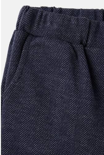 Mango Kids pantalon marine Broek Blauw Jongens Polyester Effen - Foto 2