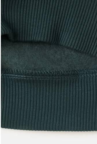 Mango Kids rechtvallende sweater donkergroen Effen - Foto 4