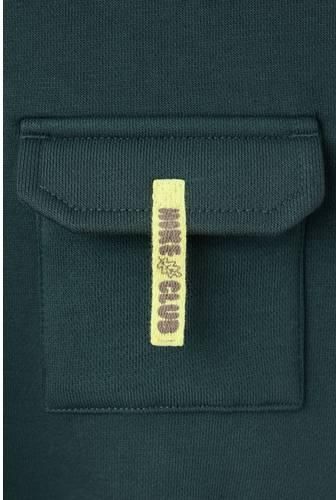 Mango Kids rechtvallende sweater donkergroen Effen - Foto 5
