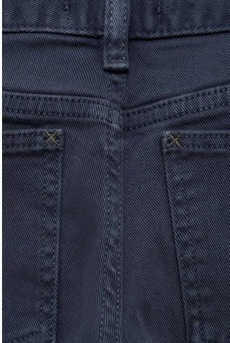Mango Kids regular fit broek donkerblauw Jongens Stretchkatoen Effen 116 - Foto 3