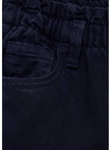 Mango Kids regular fit broek lichtblauw Meisjes Katoen Effen 116 - Foto 2