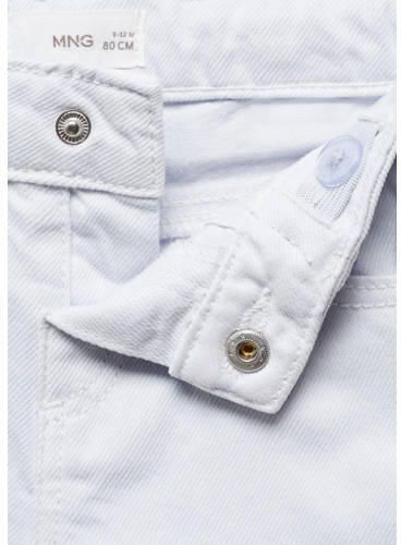 Mango Kids regular fit casual short lichtblauw Korte broek Meisjes Katoen 104 - Foto 2