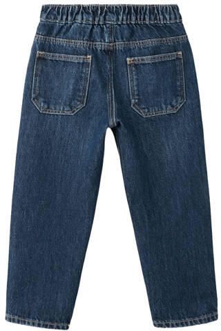 Mango Kids regular fit jeans blauw Jongens Denim Effen - Foto 2