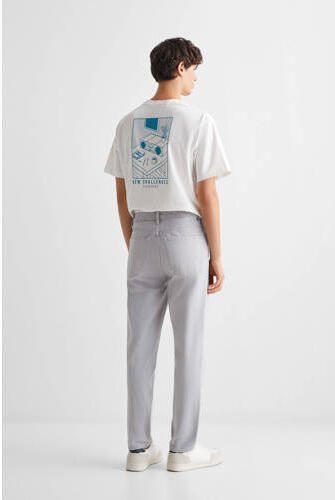Mango Kids regular fit jeans grey denim Grijs Effen 158(XXS) - Foto 3