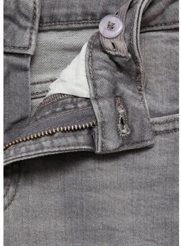 Mango Kids regular fit jeans grey denim Grijs Jongens Katoen Effen 116